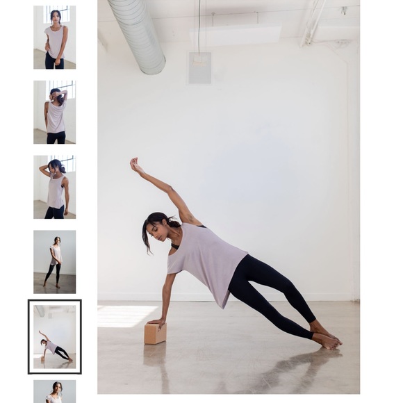 NWT SAVVI MD Light Muted Purple (Cloud Grey) Asymmetrical DARCY Top - Picture 2 of 15